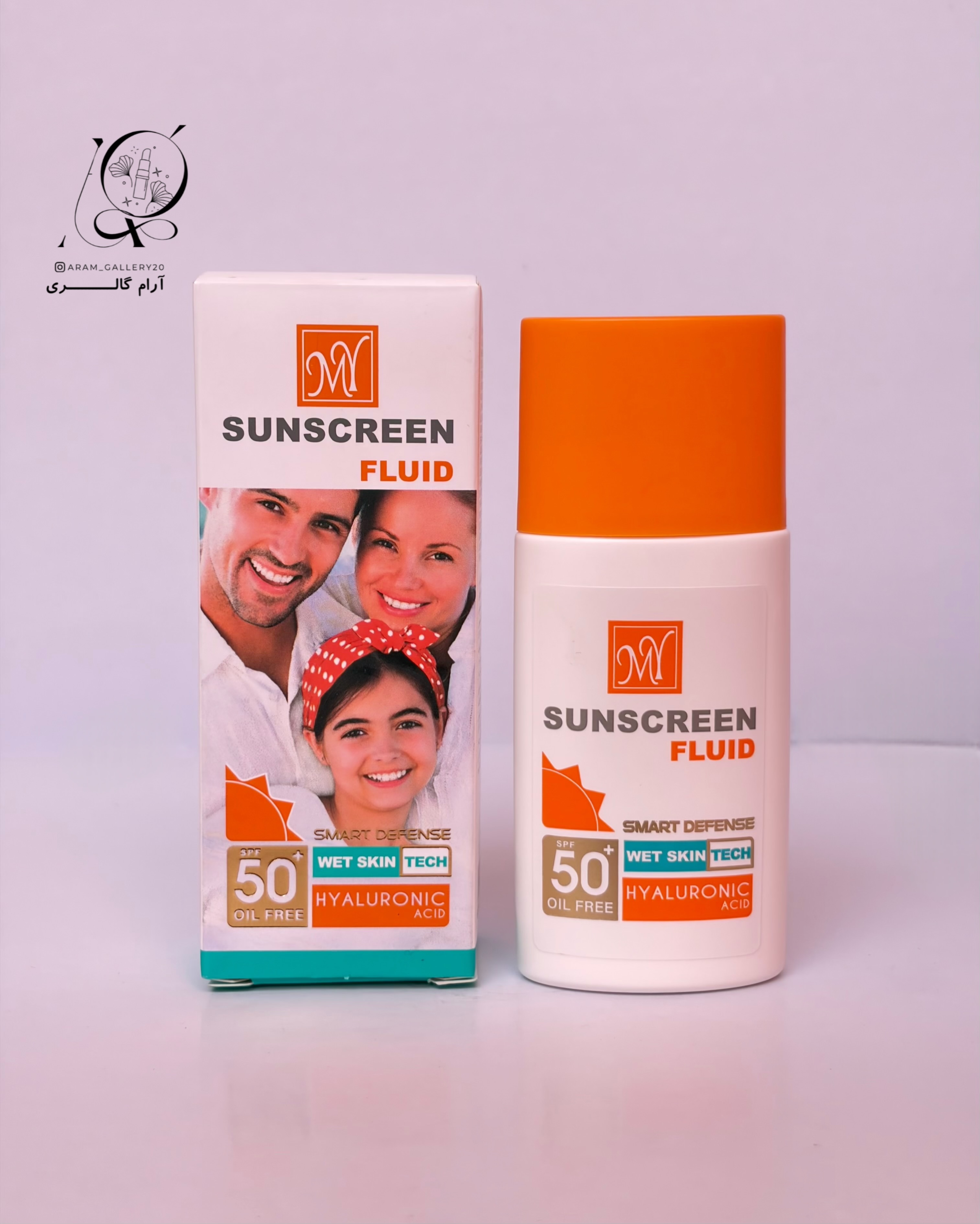 ضد آفتاب فلوئید مای مدل هیالورونیک اسید SPF50 حجم 50 میلی لیتر