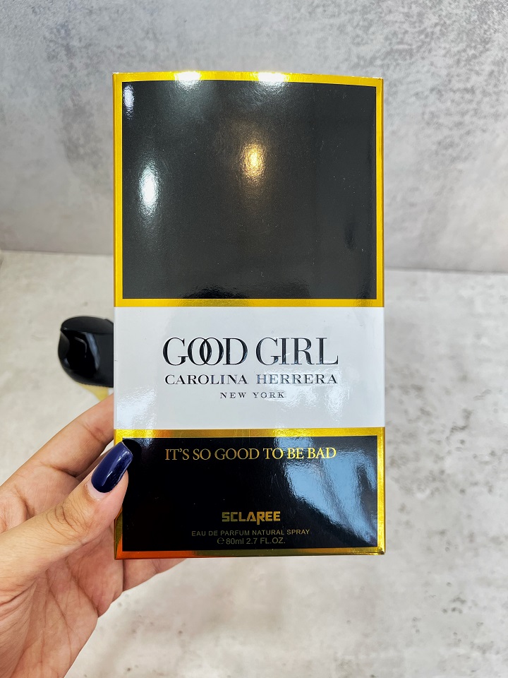 ادوپرفیوم زنانه اسکلاره Sclaree مدل گود گرل Good Girl حجم 80 میلی لیتر طرح مارک