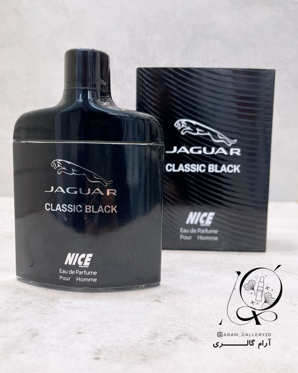 ادوپرفیوم مردانه نایس مدل Jaguar Classic Black حجم 85 میلی لیتر